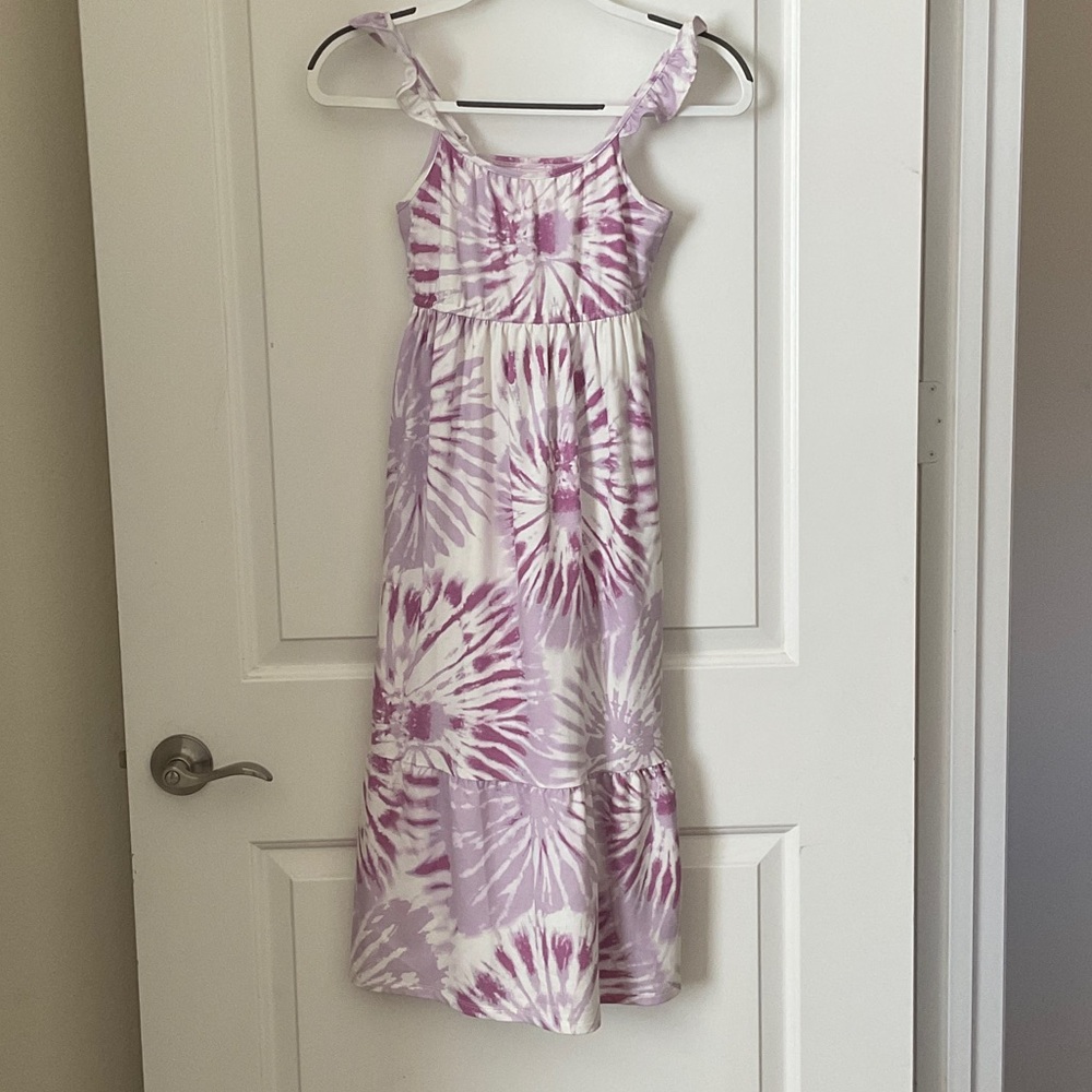 32 Degrees Kids Lavender Tie-Dye Dress